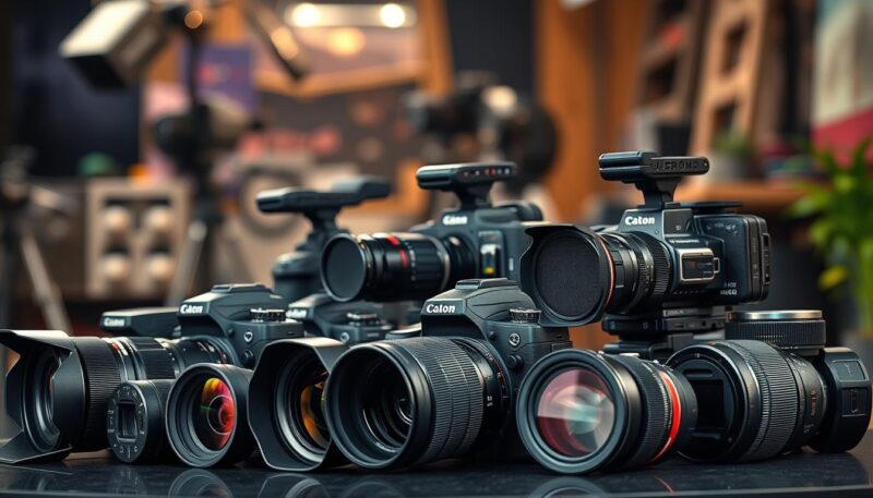 high-end DSLRs for professional filmmaking